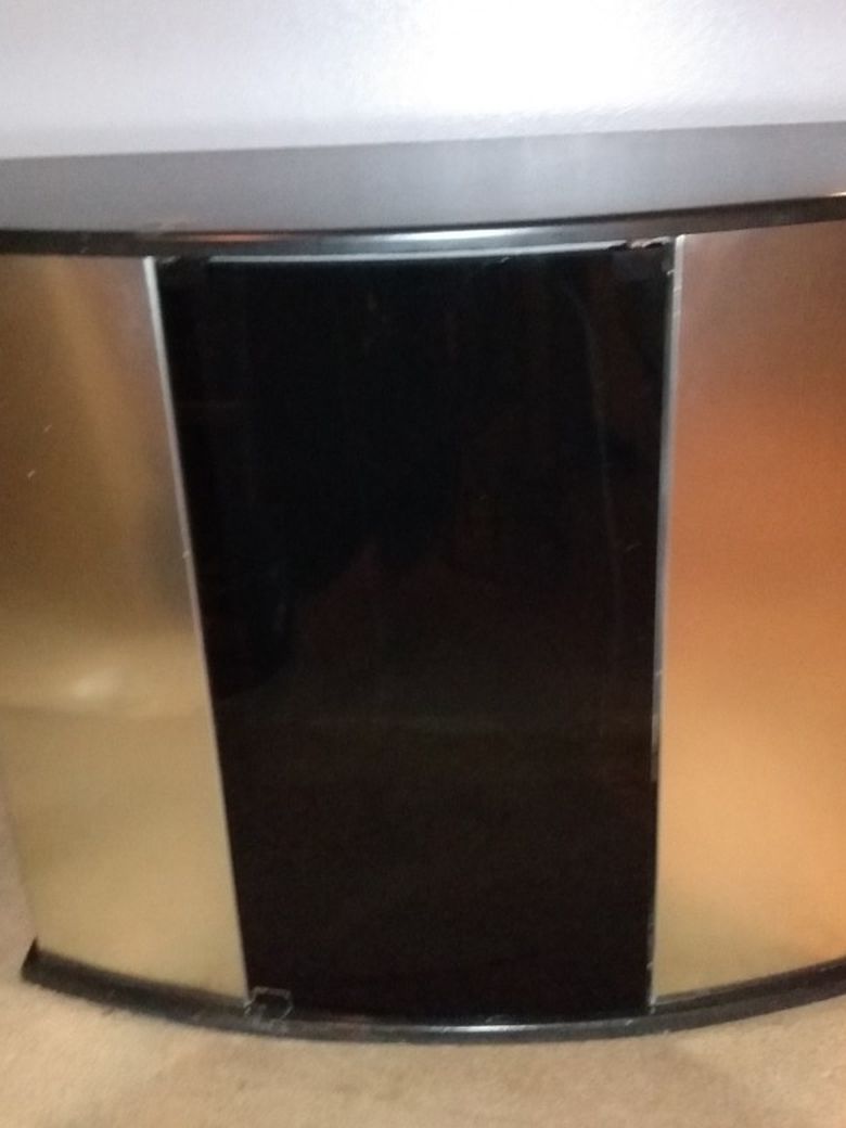 Stainless Steel Bow Front Aquarium Stand