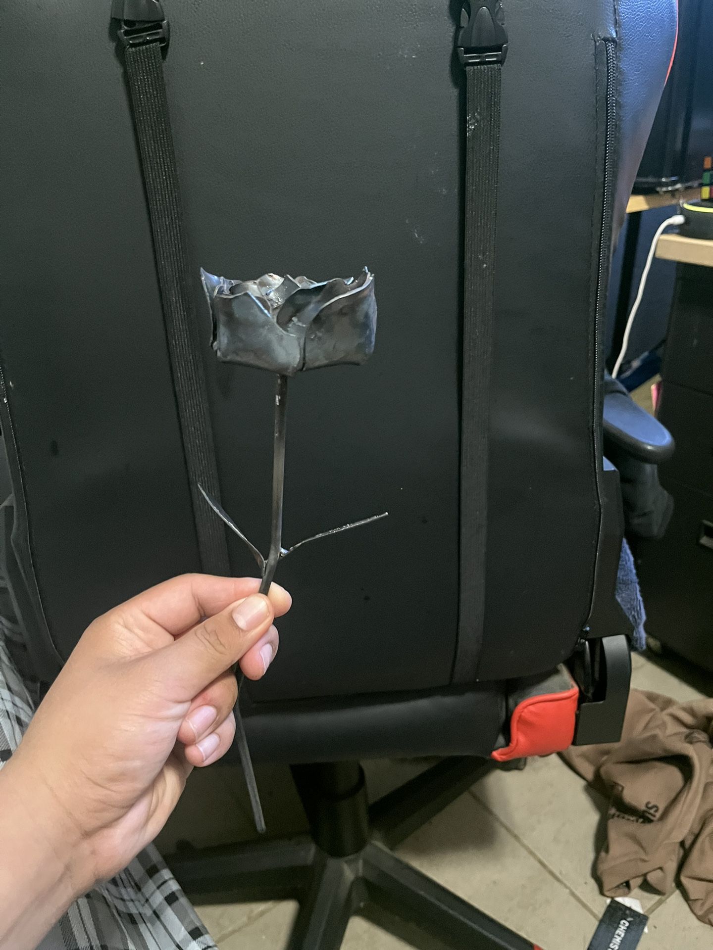 Welded Metal Roses