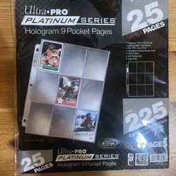 Ultra PRO - Platinum Series 9-Pocket Pages 25-Count Retail Pack Brand New $10 Meet Up In Irving @dfwgoods
