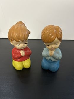 Praying Salt Shakers