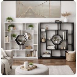 Modern Geometric Decorative Shelf / Room Divider