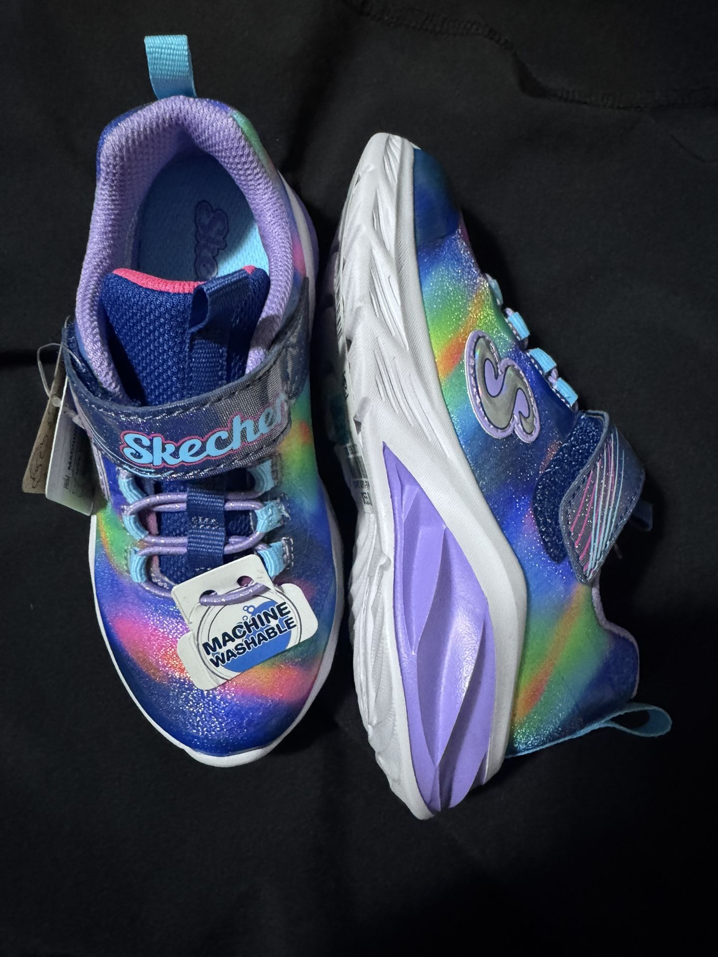 Sketchers Girl Size 11 Rainbow