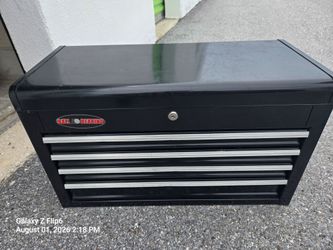 Metal tool box ball bearing drawers