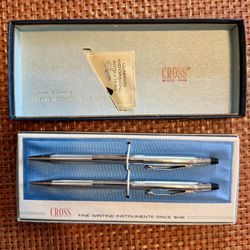 Vintage Cross Pen and Pencil Set