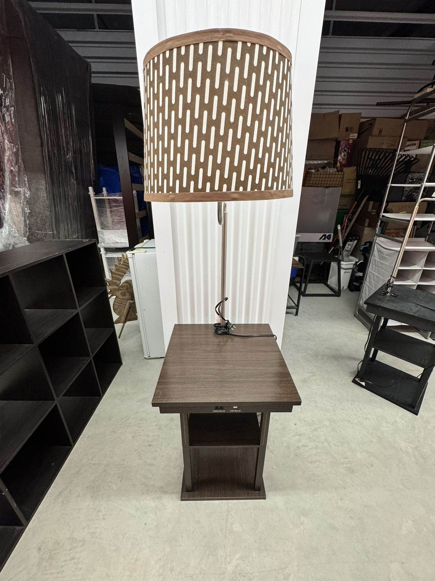 Lamp with End Table