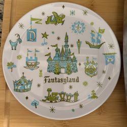 Disneyland Retro Melamine Plates