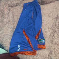 Nike Elite Florida Gator Basketball Shorts Size XL