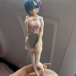 REM Anime Nurse Girl Figure