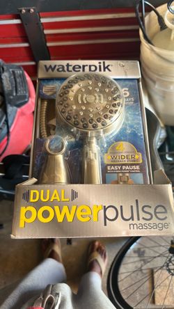 Waterpik Dual PowerPulse Massage Handheld Showerhead