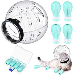 LEIFIDE Cat Muzzle with Paw Covers