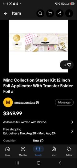 Heidi Swapp Minc Foil Applicator Starter Kit 12 Inch