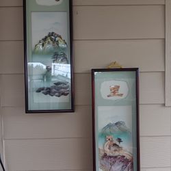 2  Pieces Chinese Traditiona Art  