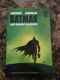 Batman last knight on earth comic book