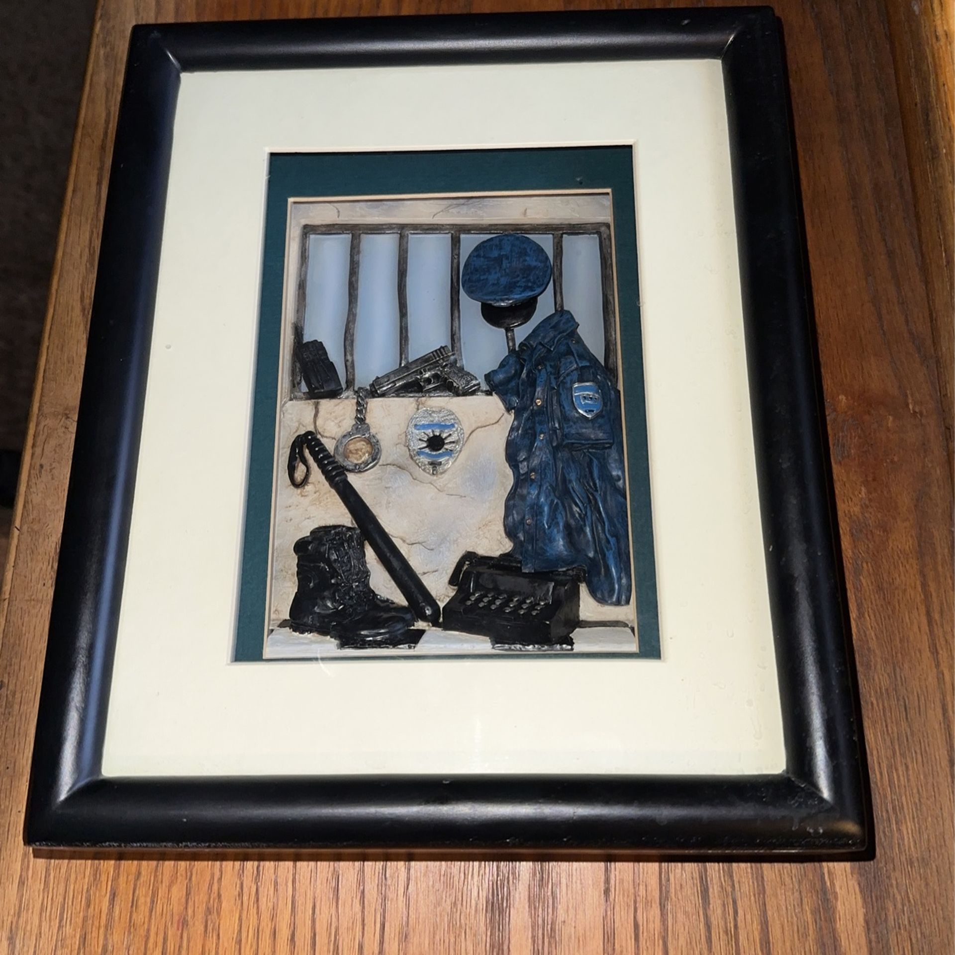 Moments to Remember - Badge of Honor Shadow Box For Law Enfircemenr