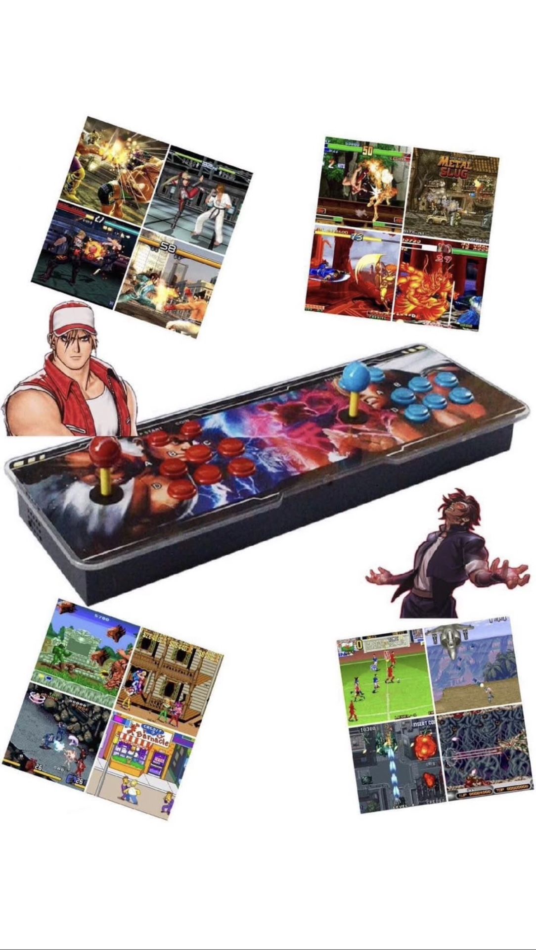 Arcade game system 28000 games in one All classics arcade 80s and 90s 2 players hdmi connecion (contact info removed) Sistema de juego Arcade 2800