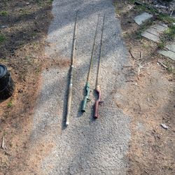 Vintage Fishing Rods, For All 3