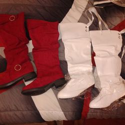 TWO BRAND NEW KNEE HIGH BOOTS