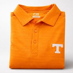 Tennessee Volunteers Dry Tec Men’s Size XL/Tall Orange Polo Shirt Cutter & Buck