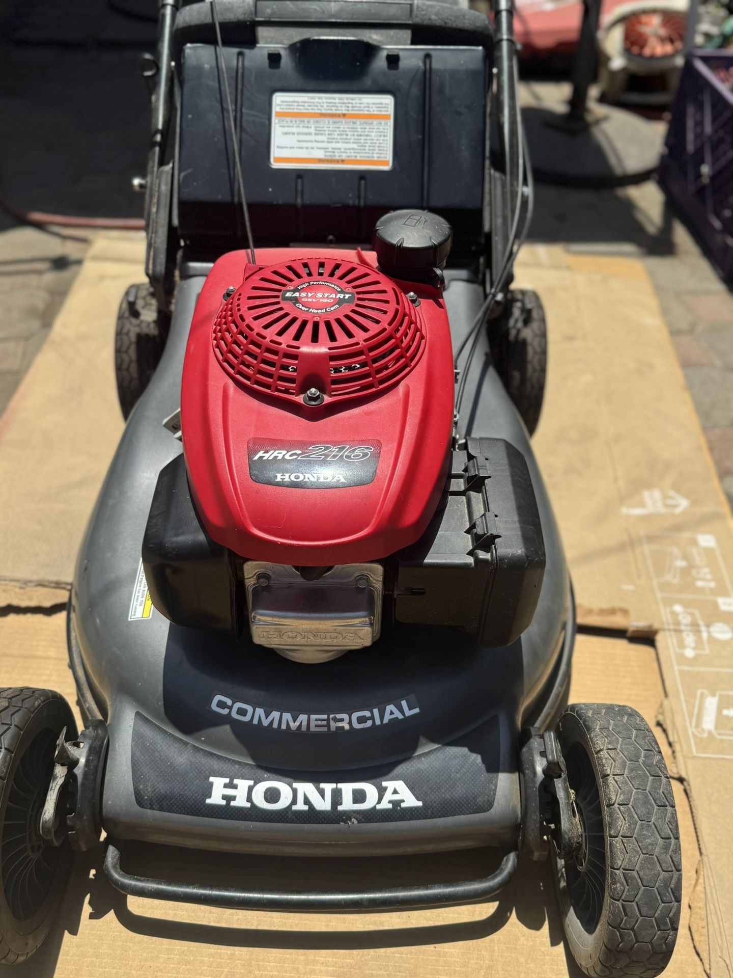 maquina honda de puchar no transmission