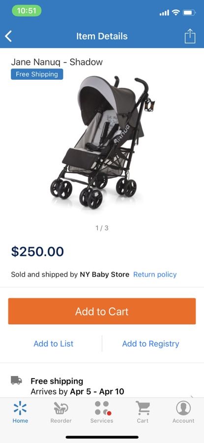Jane Nanuq stroller