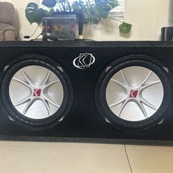 Kicker Dual 12 Inch Subwoofer Box