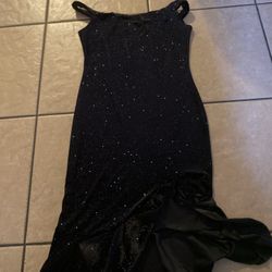 Black With Glitter Dress