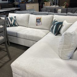 White Sectional ✅☁️ $1,899