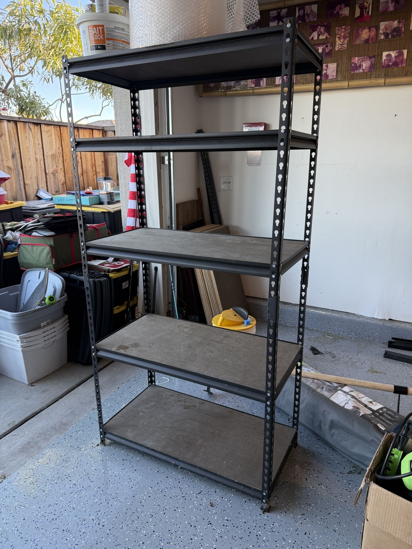 Shelves/shelving- Storage Racks (3) Muscle Rack Brand 5 Shelf Heavy Duty Adjustable