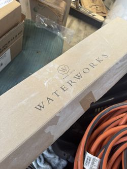 Water Works Brass  Towel Rack 