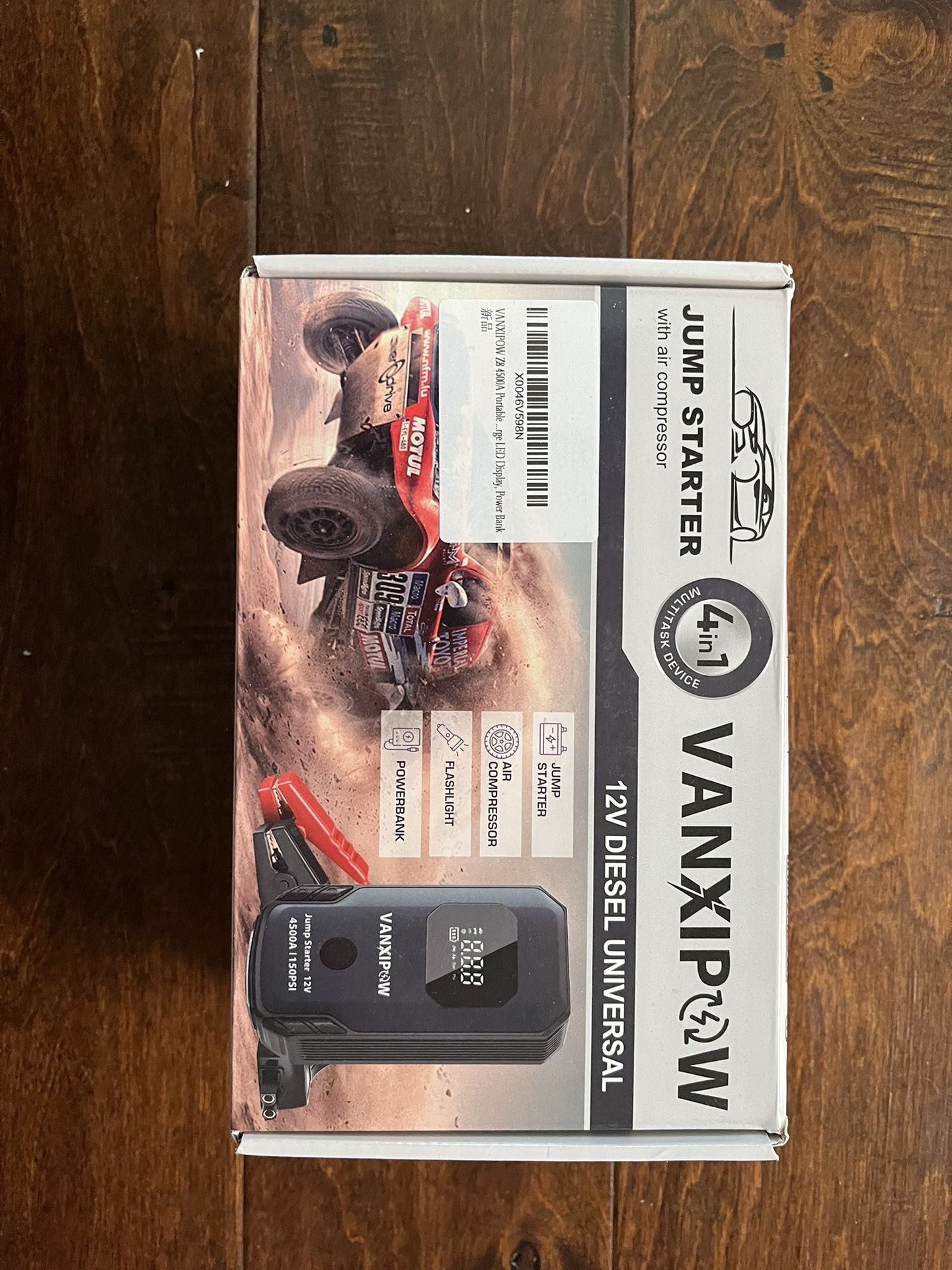 4-in-1 Jump Starter air compressor
