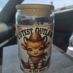 Cutest Outlaw Can Cup