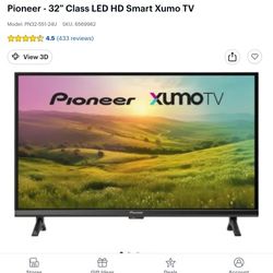 32" Pioneer TV Brand New