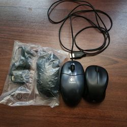 Computer Mouses in Various Conditions (See Description)