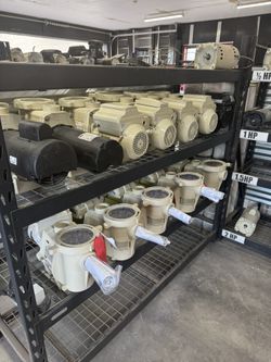 Refurbished pumps, variable speed, and New 3 hp 