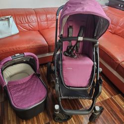 Uppababy Double Or Single Stroller Bassinet And Piggyback 