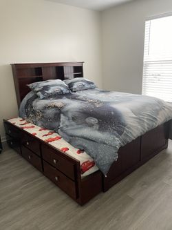 Full Sized Bed & Twin sized Bed Set Price Includes Both Mattress