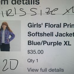 Light Weight Girls Winter Coat 
