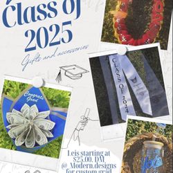 Graduation Gifts (Grad Cap, Lei, Bouquets, Sash)