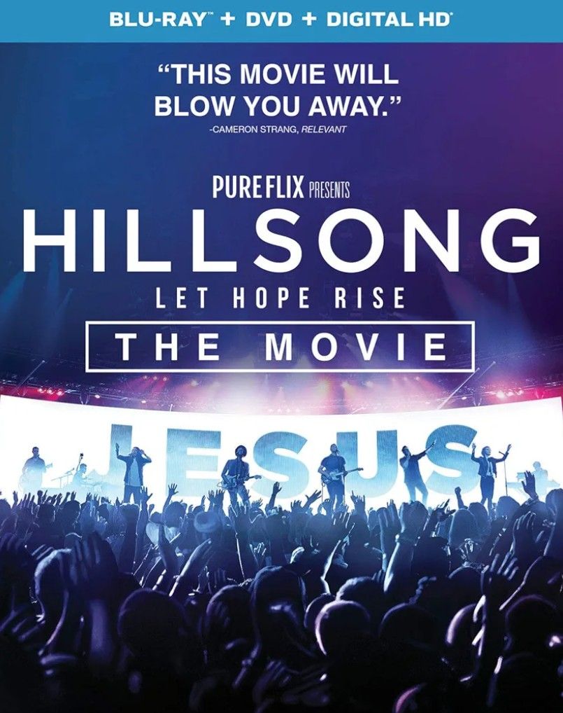 Hillsong Let Hope Rise The Movie Blu-ray Disc, DVD 2016 with Slipcover LIKE NEW!
