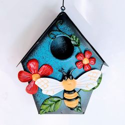 Lovely Colorful Bird House/Nesting Box.