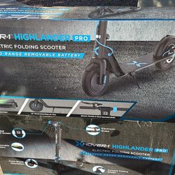 HOVER-1 HIGHLANDER PRO ELECTRIC FOLDING SCOOTER - Black