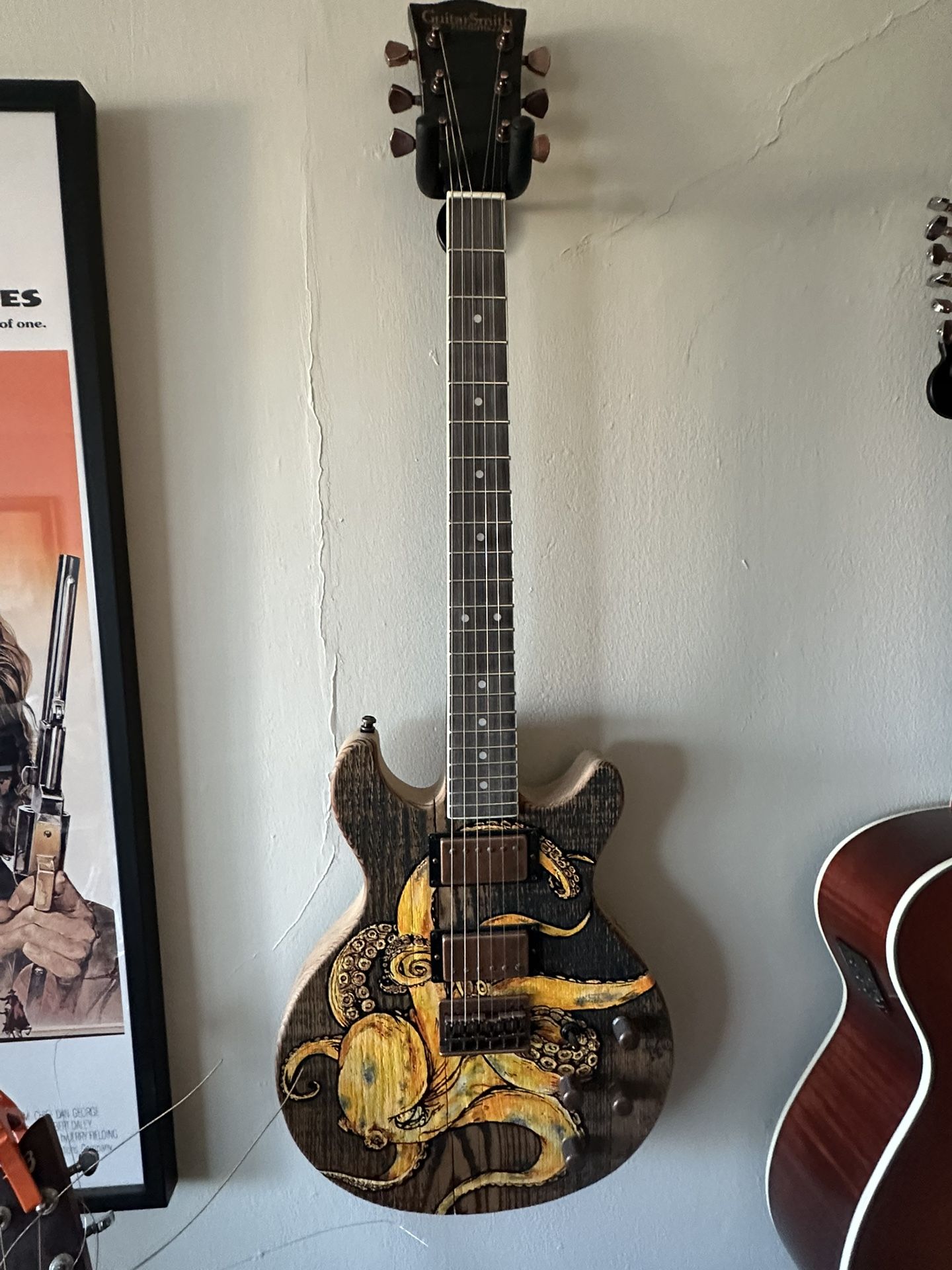 Custom Octopus Guitar