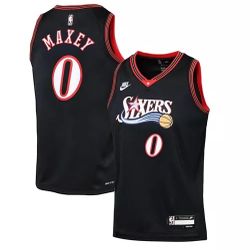 Nike Philadelphia 76ers Tyrese Maxey Swingman Jersey Youth Size Small