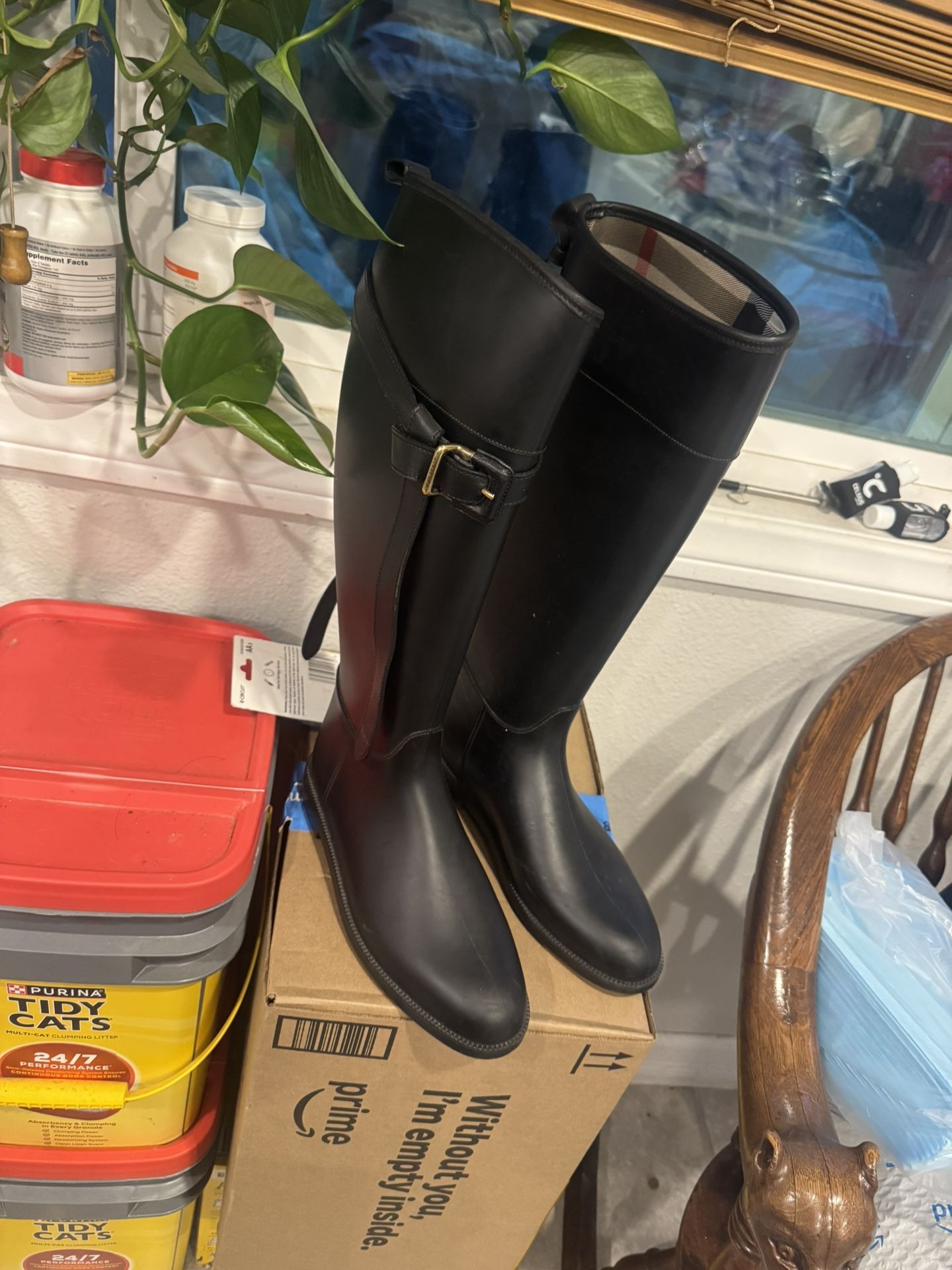 Burberry Botas Para Lluvia