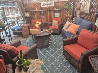 Outside patio couches