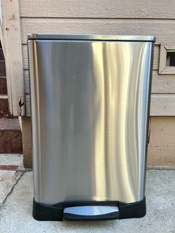 Stainless Steel Pedal Step Trash Can
