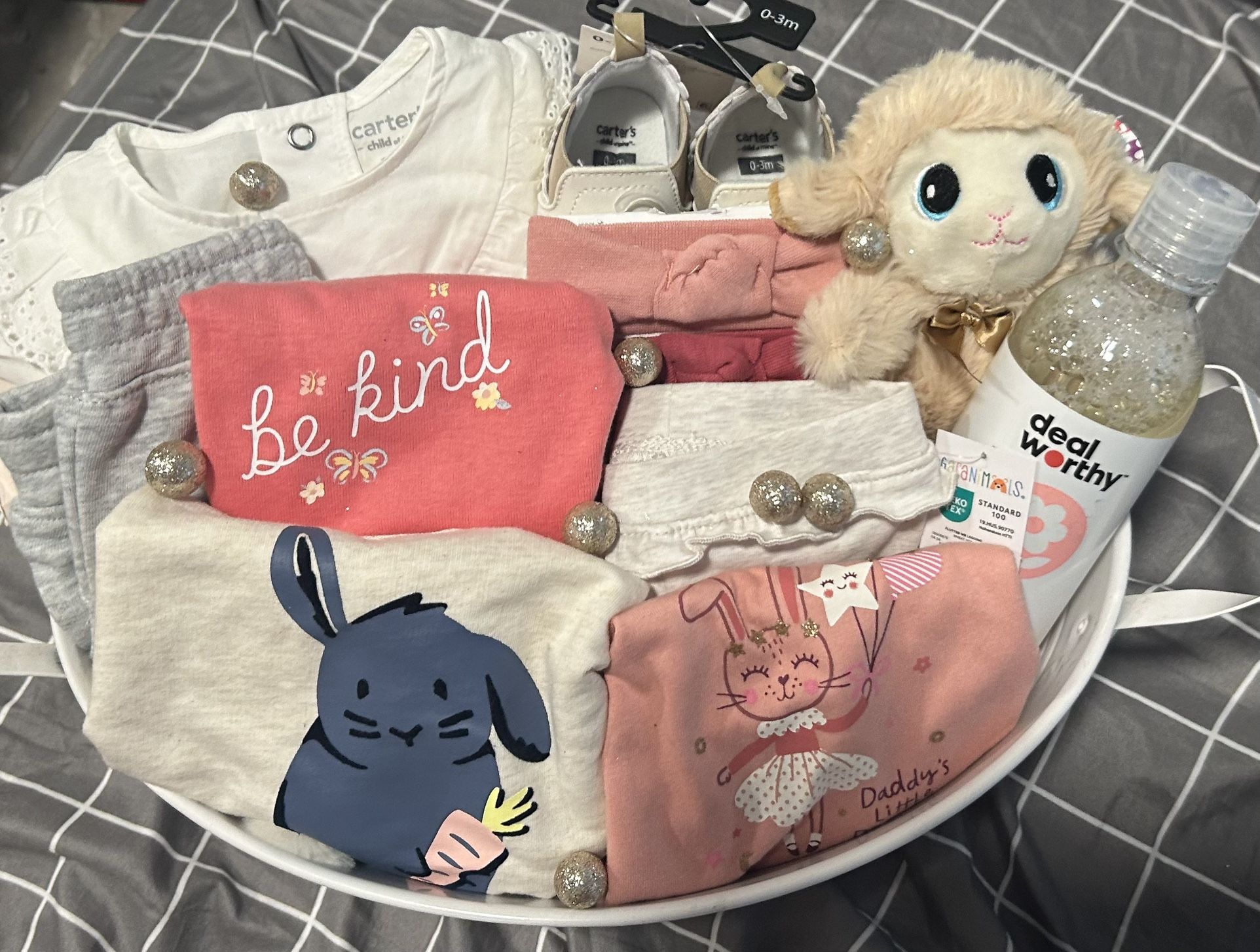 New !!!Baby Girl Baby Basket 0-6months