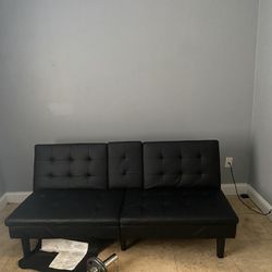 black Leather Couch
