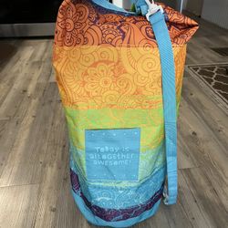 Yoga /duffle Bag.   24” Tall.  Can Hold 2 Thin Yoga Mats. 