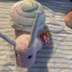 Ty Beanie Babies Swirly The Snail